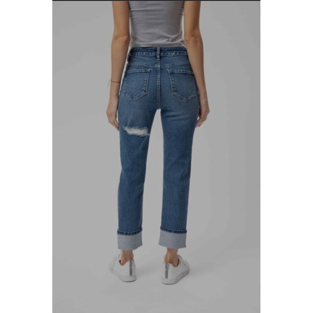 Nature Denim Jeans Mom Stone Wash Womens Size 8 / 29 - Picture 2 of 8